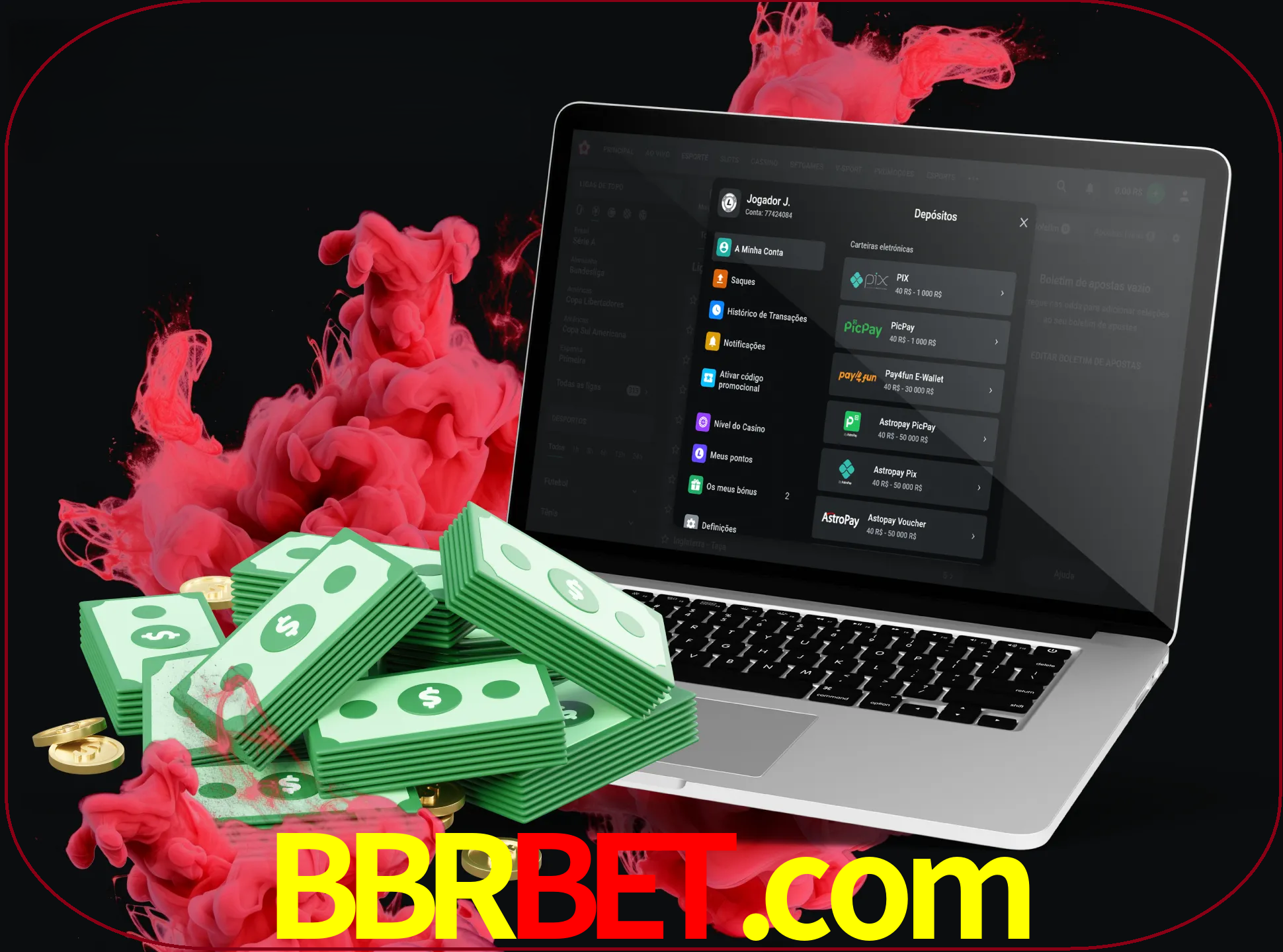 Para efetuar um depósito na sua conta bbrbet, basta escolher o método de depósito e especificar o montante.