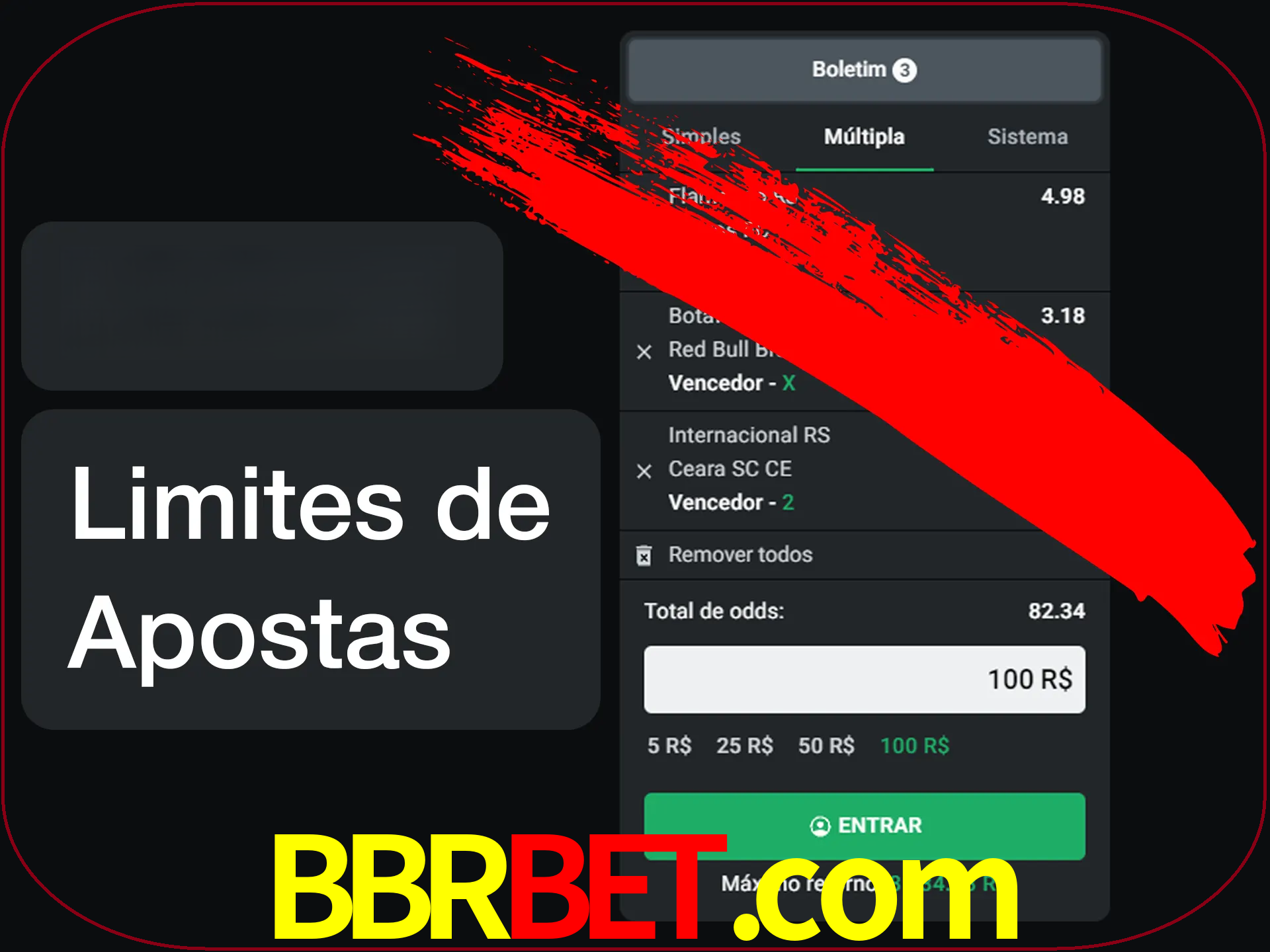 Não faça apostas loucas.