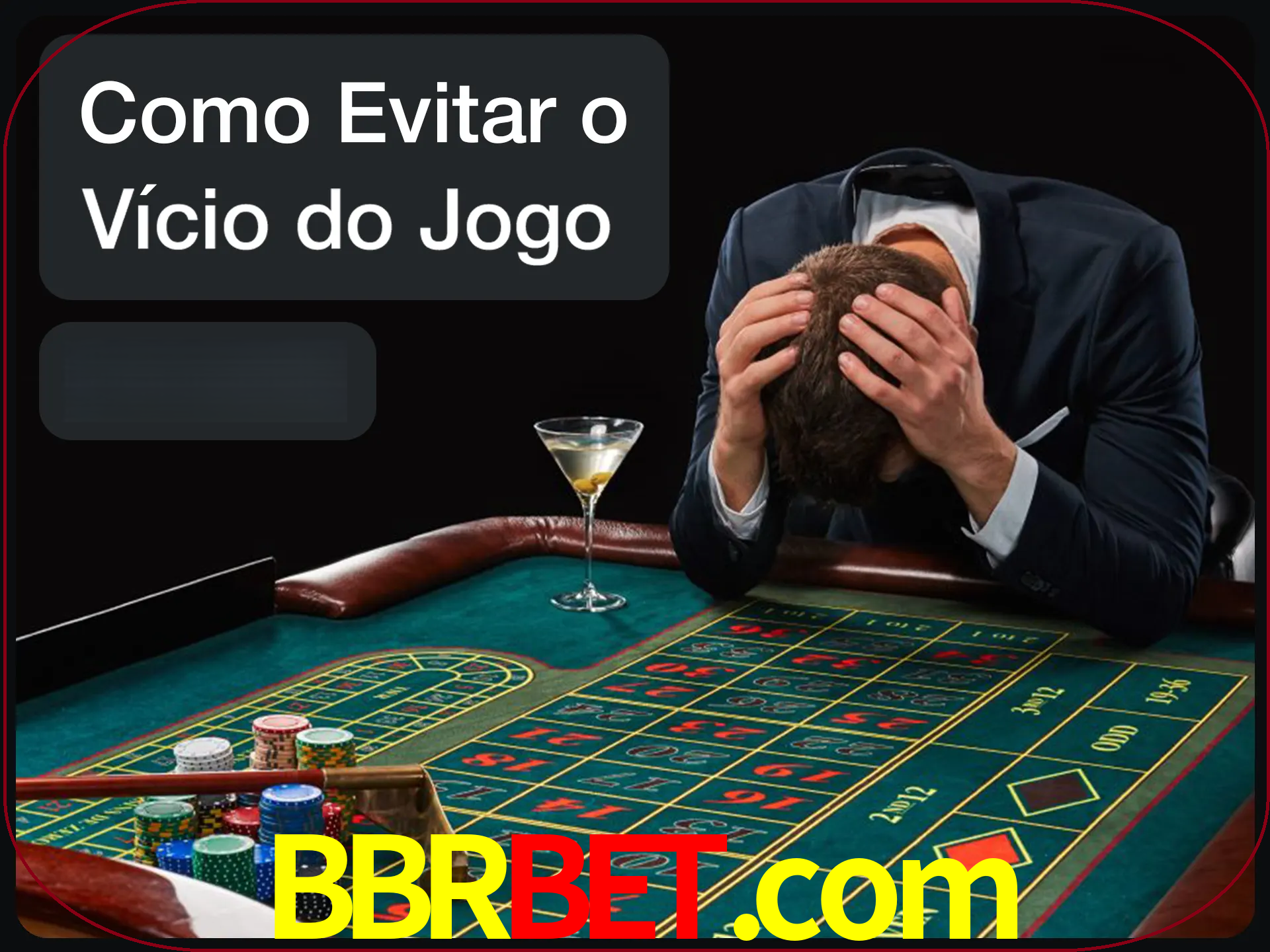 Você é responsável por cada uma de suas apostas.